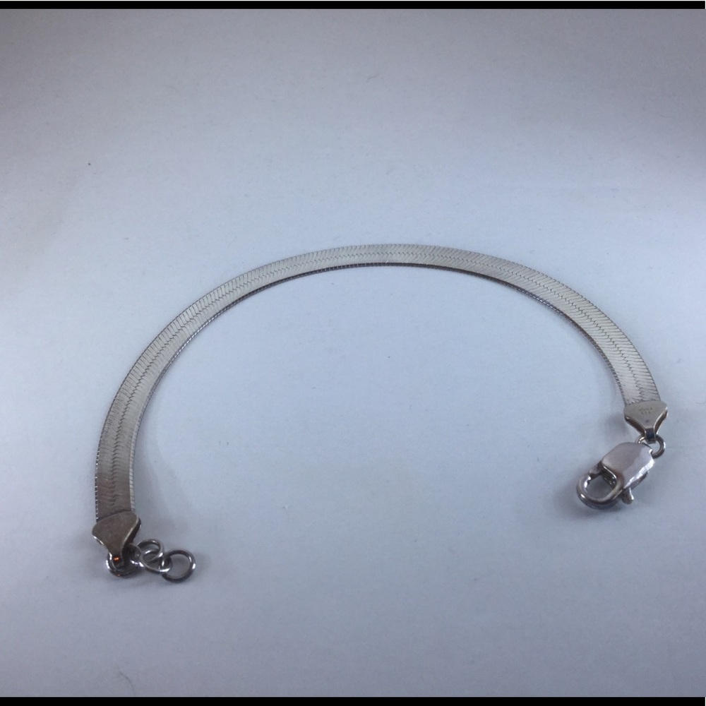 Sterling silver Fancy Herringbone Bracelet
